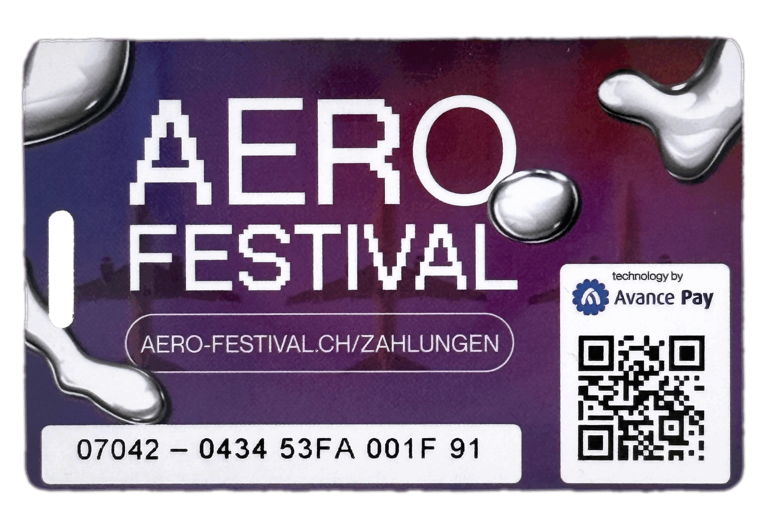 RFID cashcard for festivals. RFID cashcard for festivals